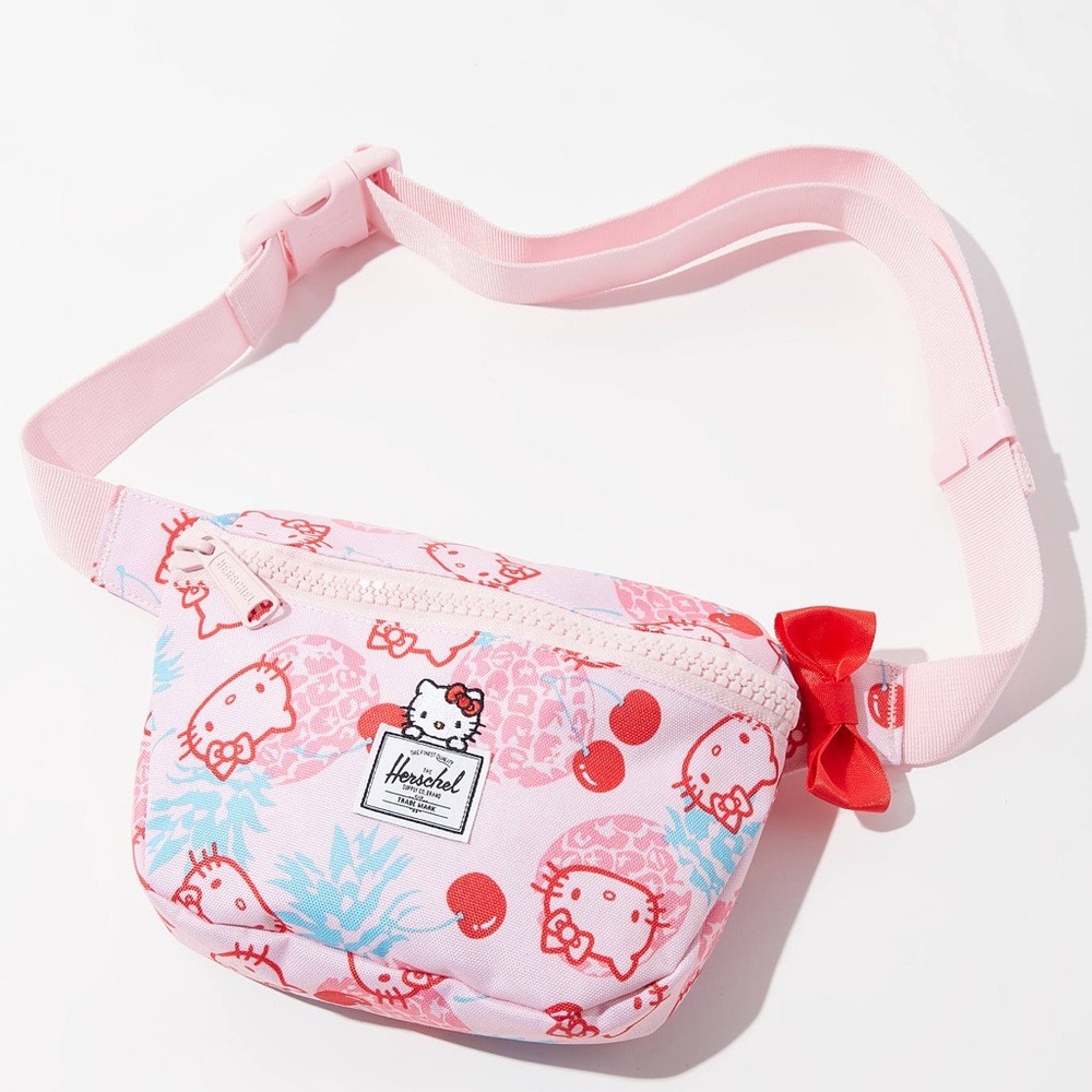 Hello Kitty x Herschel fifteen pineapple cherry hip belt bag limited edition